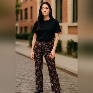 Floral Patterned Pants